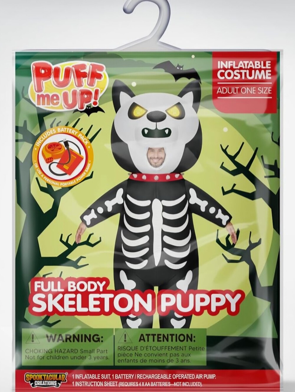 Inflatable Skeleton Puppy